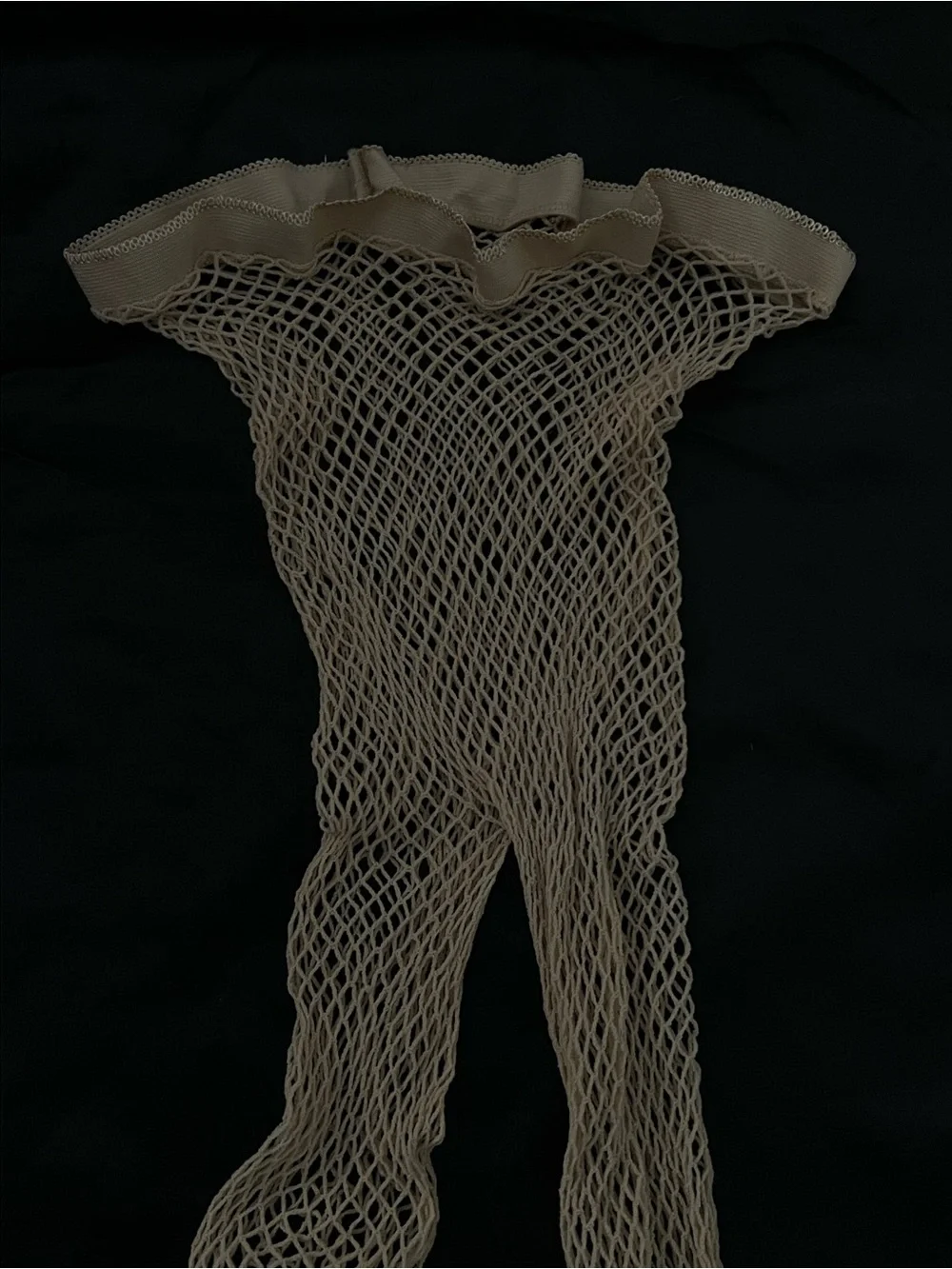 Pale Nude Fishnet Tights